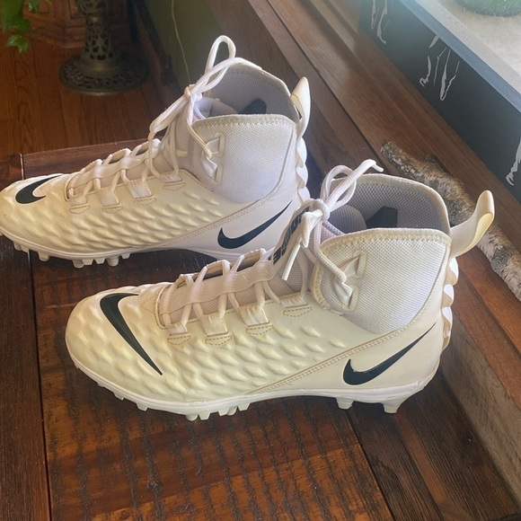 Men’s white Nike force savage pro football cleats - Picture 5 of 11